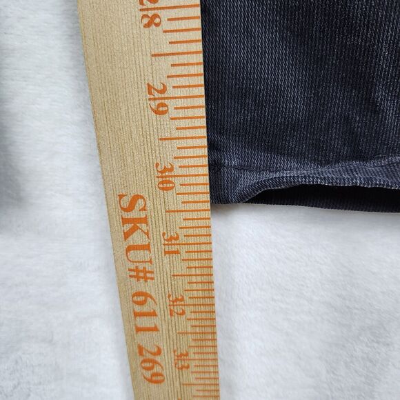 MAC Arne Jeans Mens 36x34 Black Vintage Wash Straight Leg Slim Germany ALTERED - Picture 8 of 16